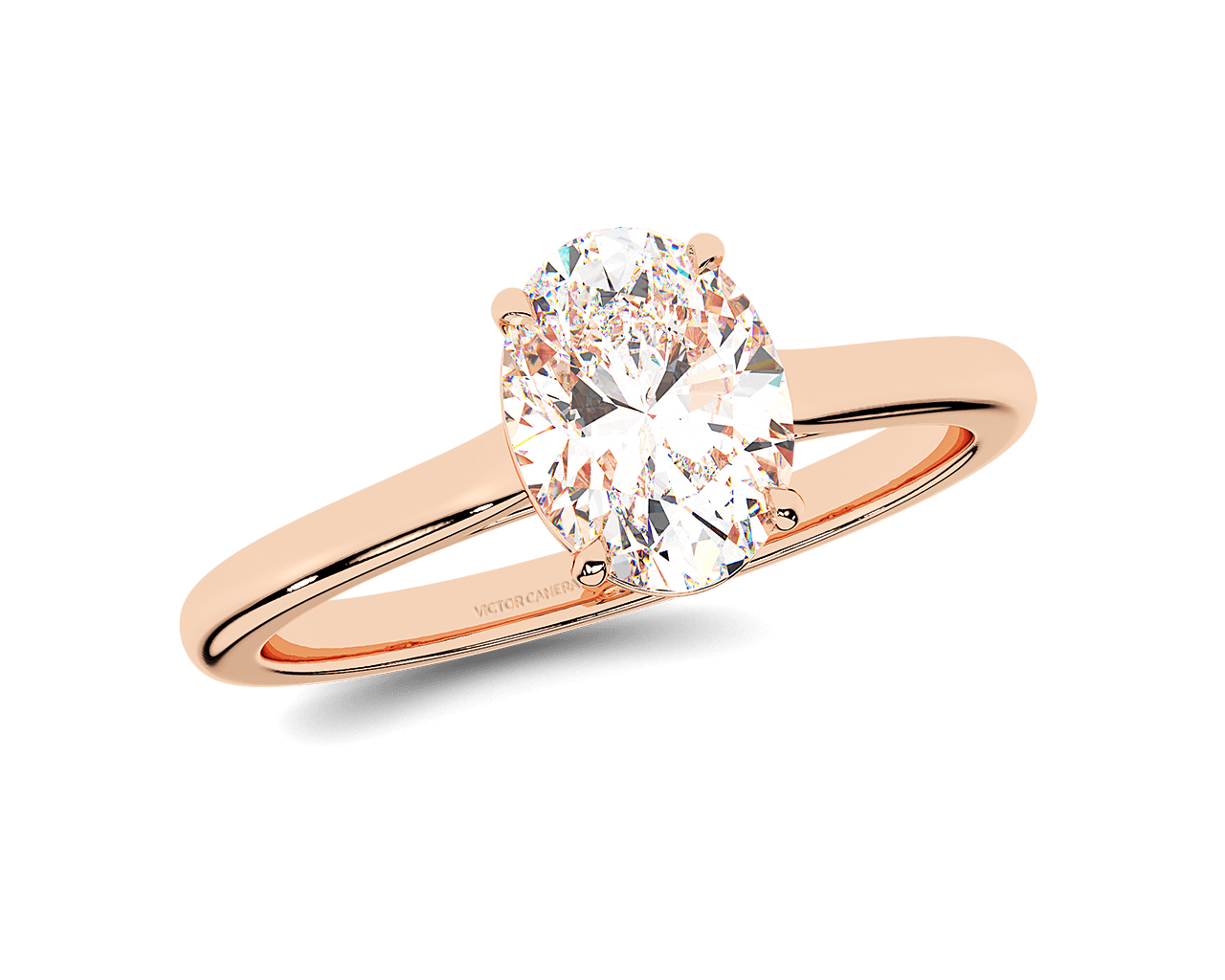 The Chloe Four Prong Solitaire