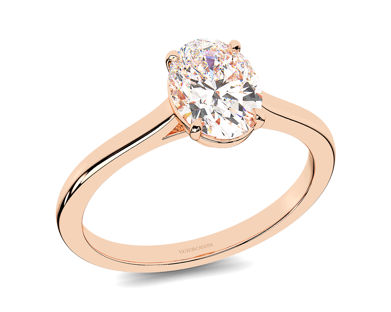 The Chloe Four Prong Solitaire