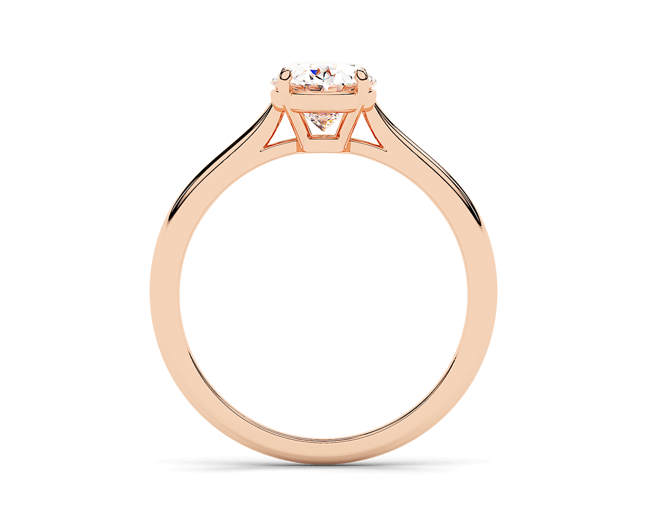 The Chloe Four Prong Solitaire