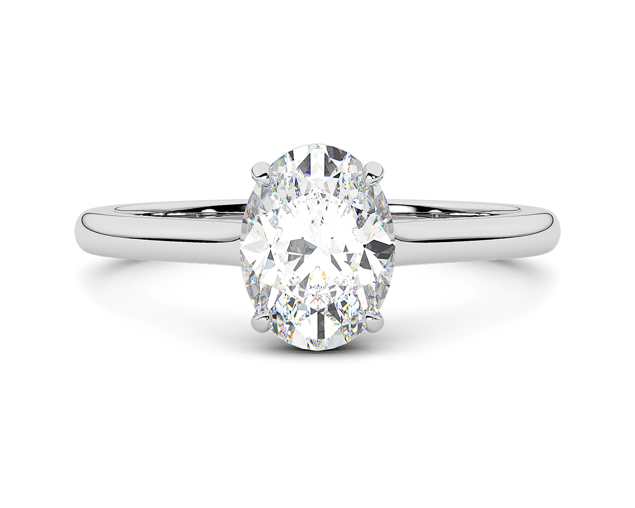 The Chloe Four Prong Solitaire