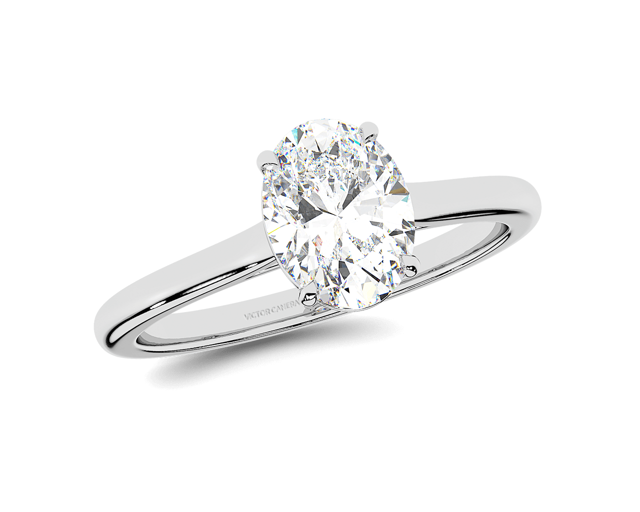 The Chloe Four Prong Solitaire