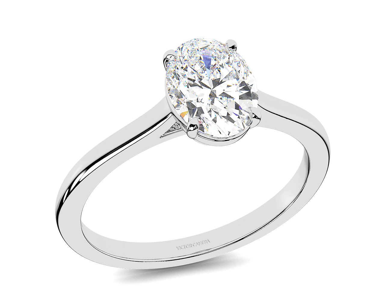 The Chloe Four Prong Solitaire