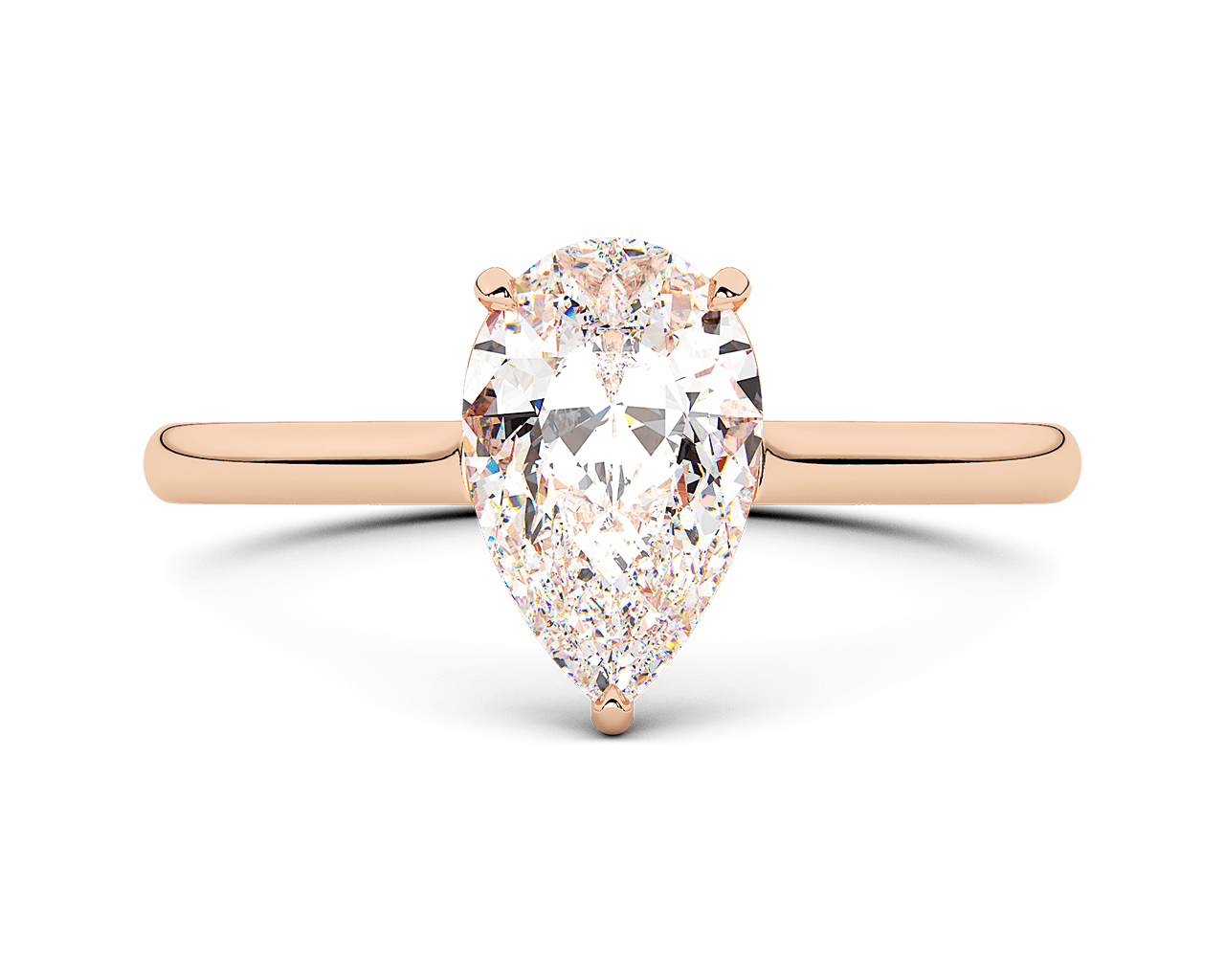 The Chloe Four Prong Solitaire