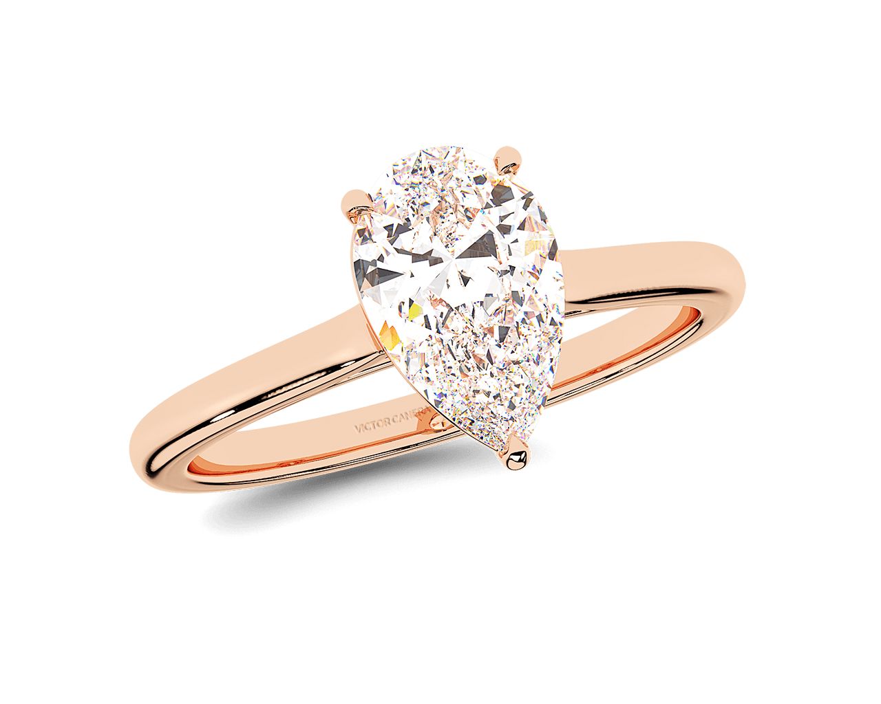 The Chloe Four Prong Solitaire