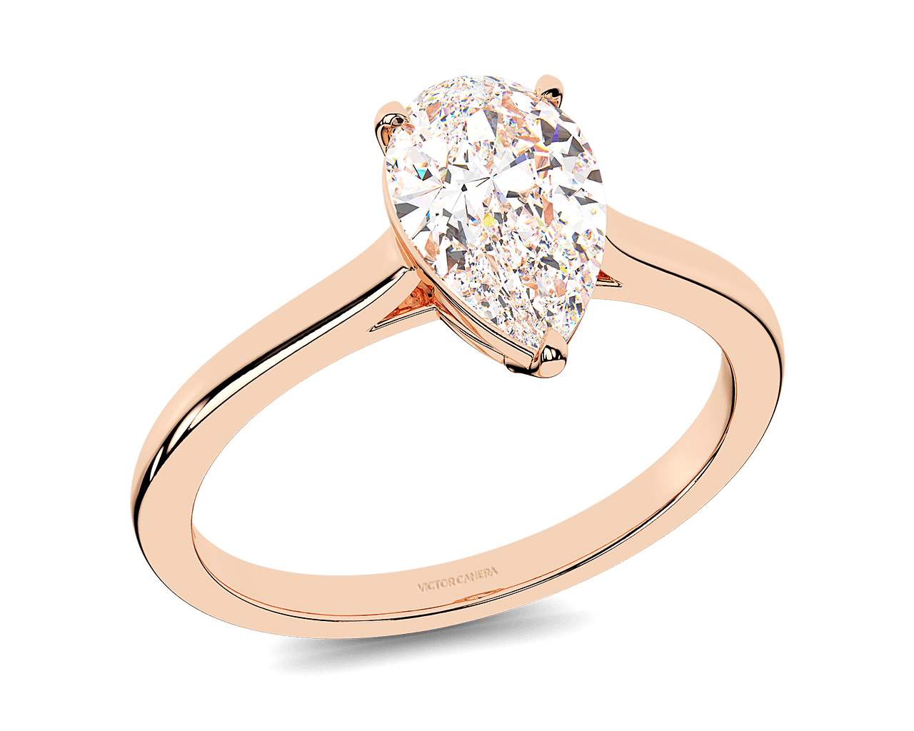 The Chloe Four Prong Solitaire