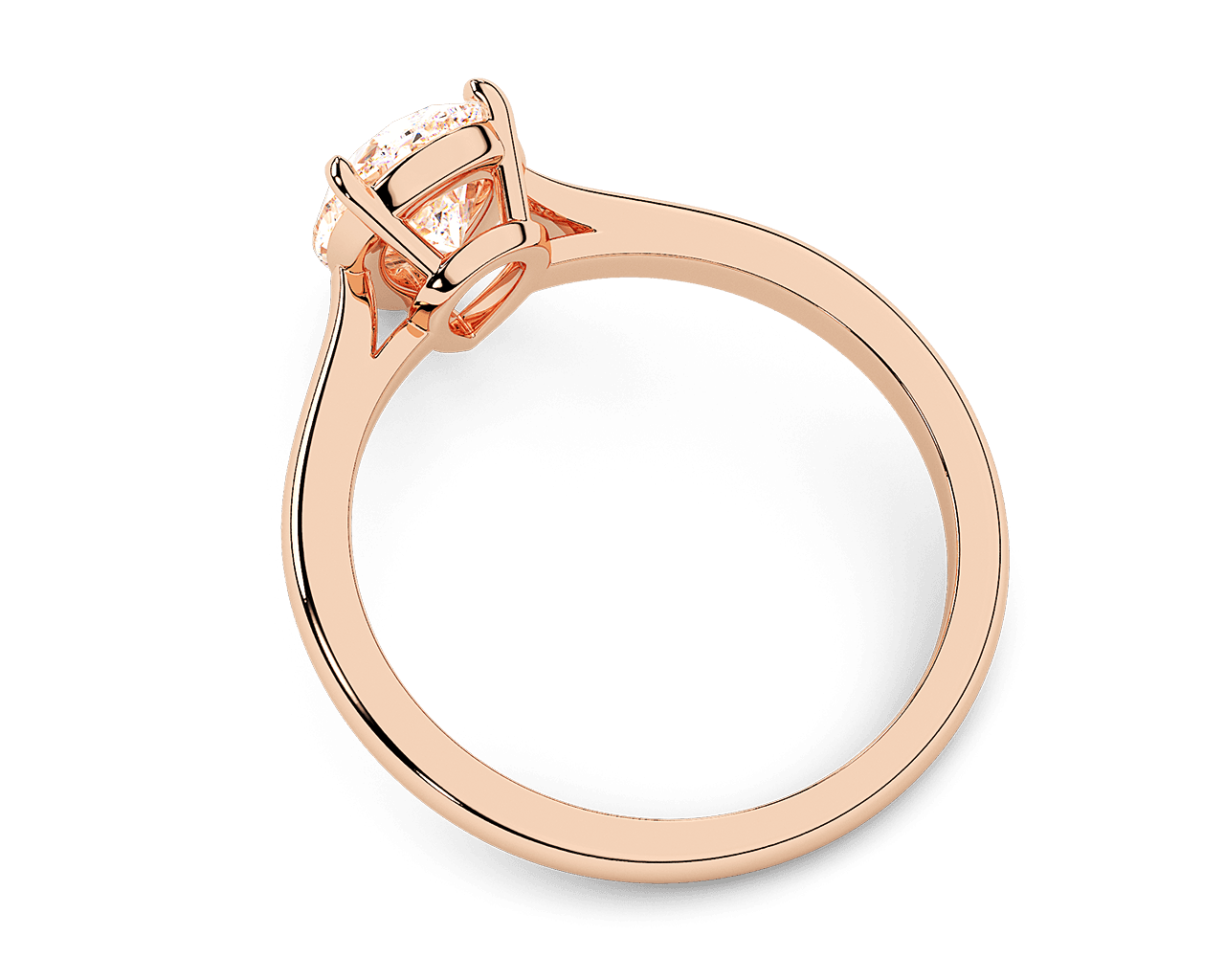The Chloe Four Prong Solitaire