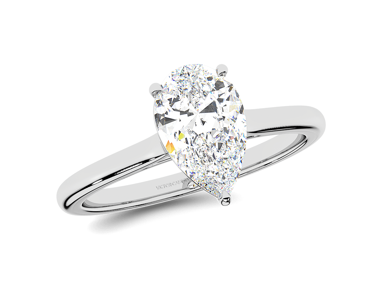 The Chloe Four Prong Solitaire