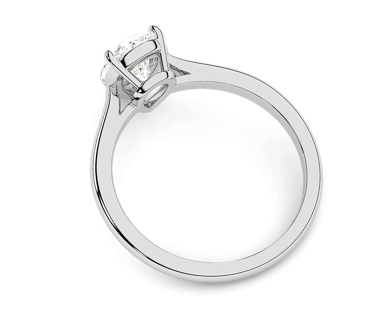 The Chloe Four Prong Solitaire