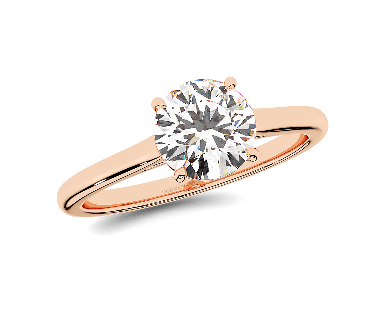 The Chloe Four Prong Solitaire