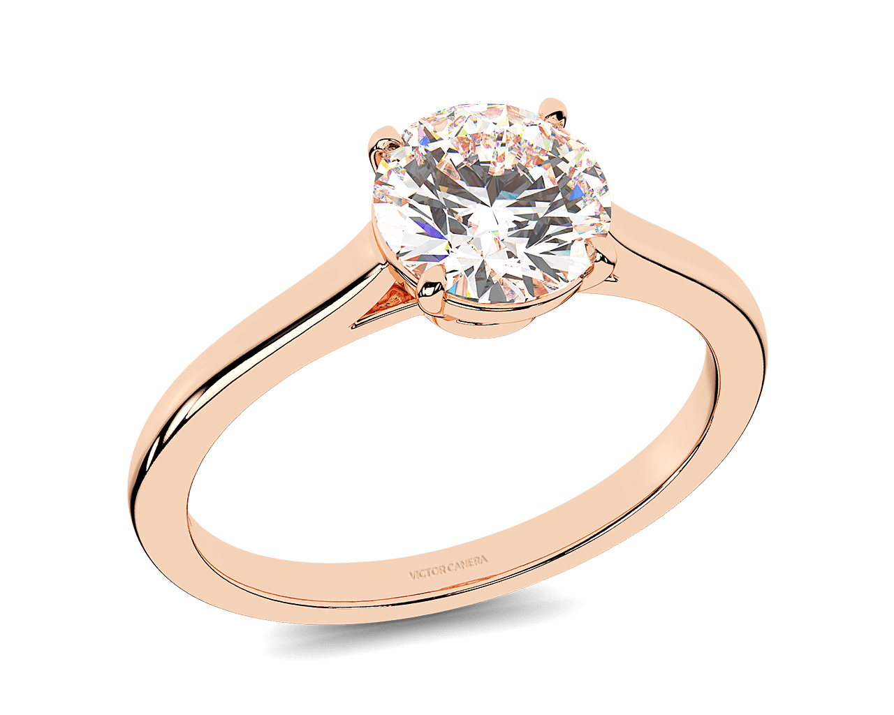 The Chloe Four Prong Solitaire