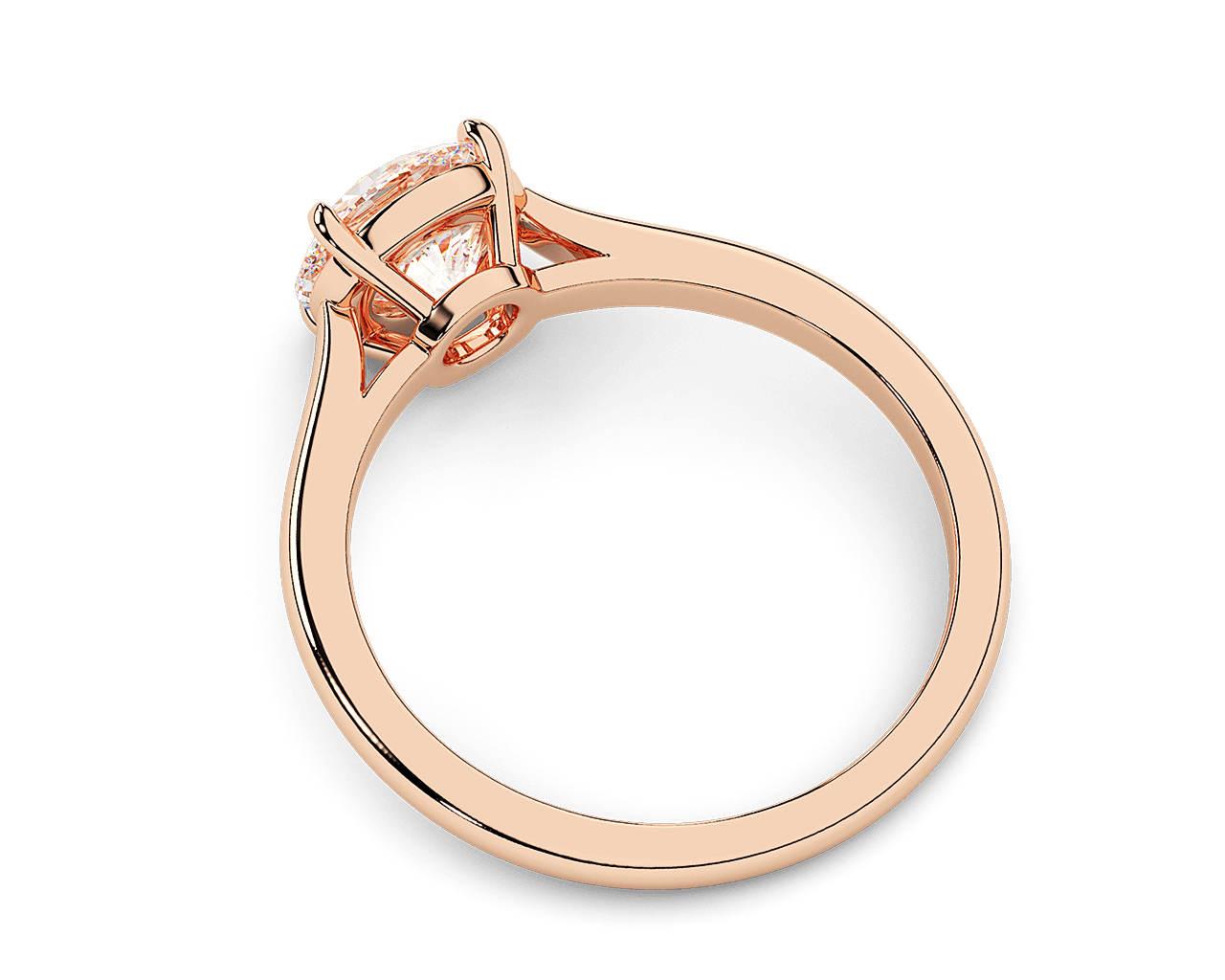 The Chloe Four Prong Solitaire