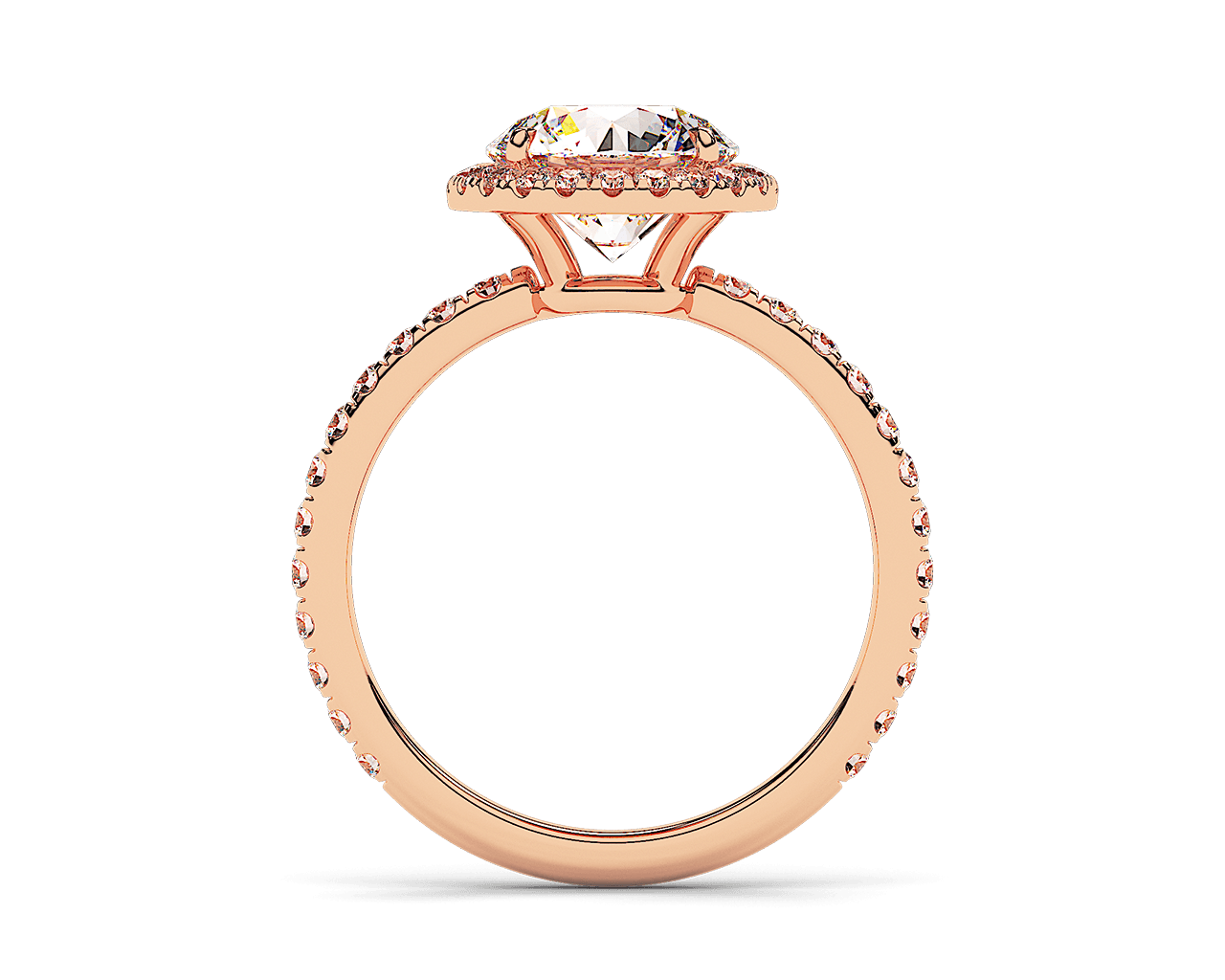The Emilya Halo Engagement Ring