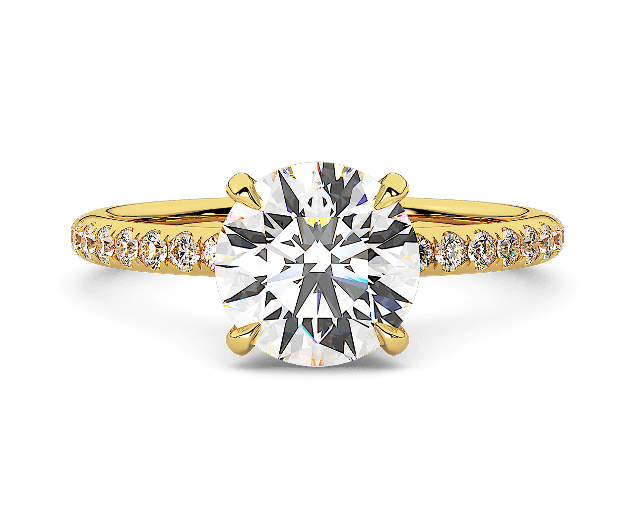 The Grace Pave Solitaire