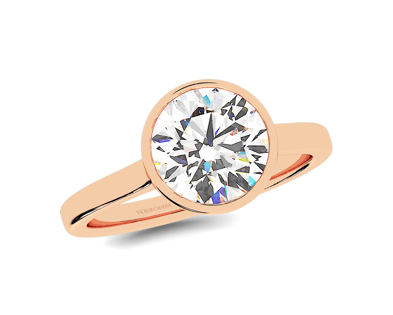 The Greta Bezel Solitaire