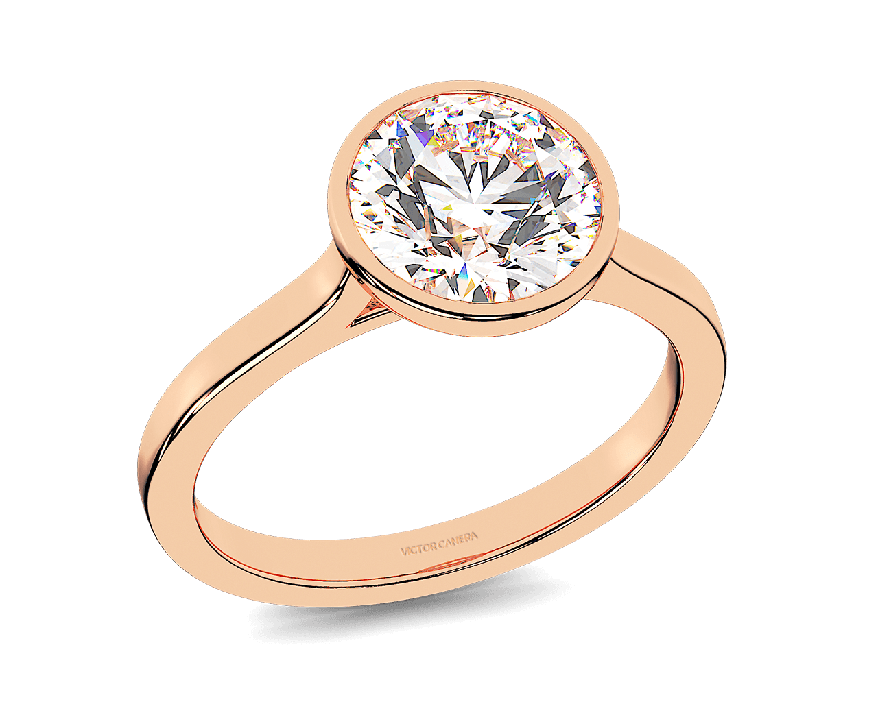 The Greta Bezel Solitaire