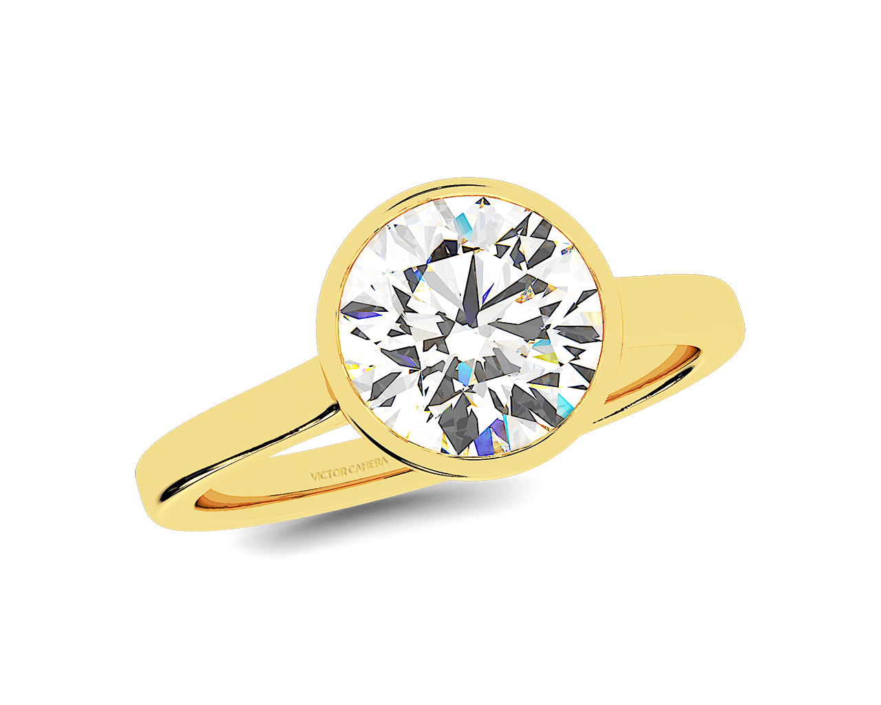 The Greta Bezel Solitaire