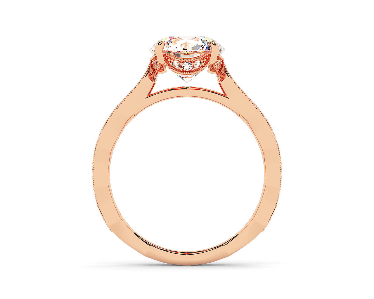 The Laurel Pave Solitaire