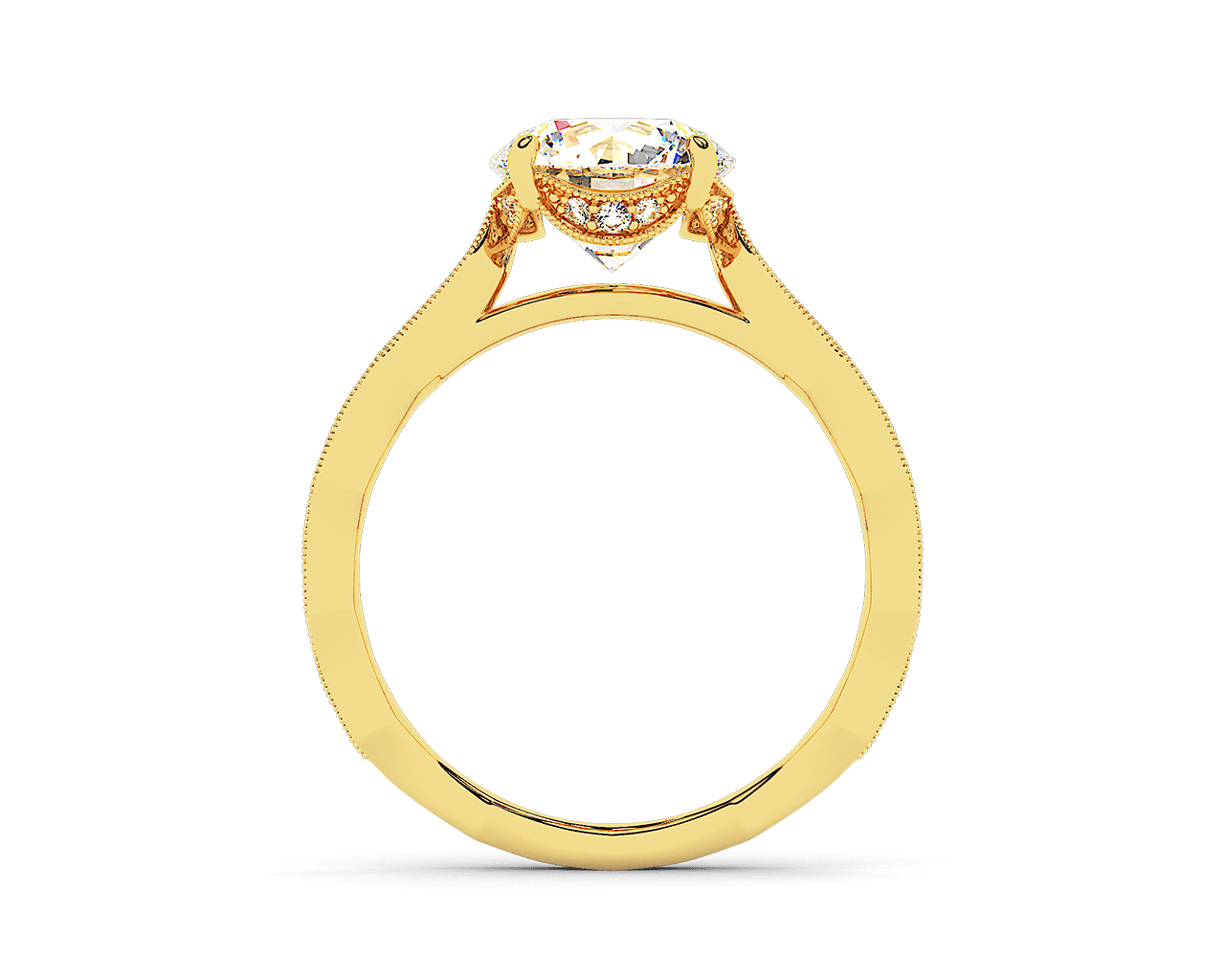 The Laurel Pave Solitaire