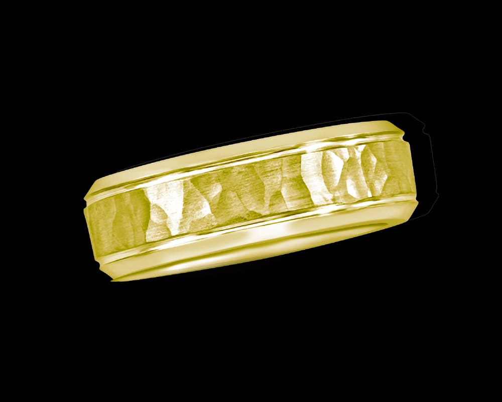 The Magnus Band with Hammer Finish 