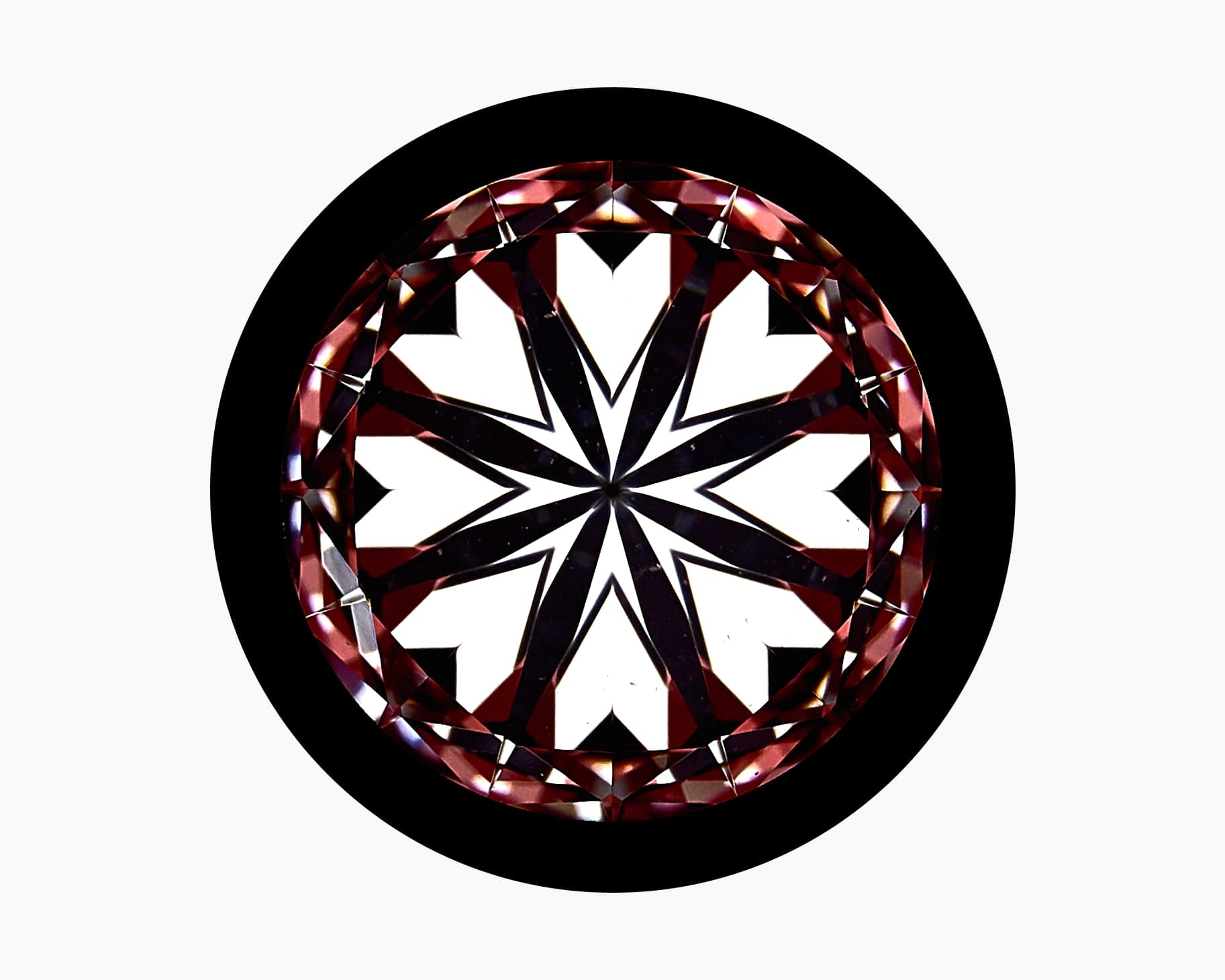Hearts image of 0.95ct Ideal Hearts & Arrows Round Diamond