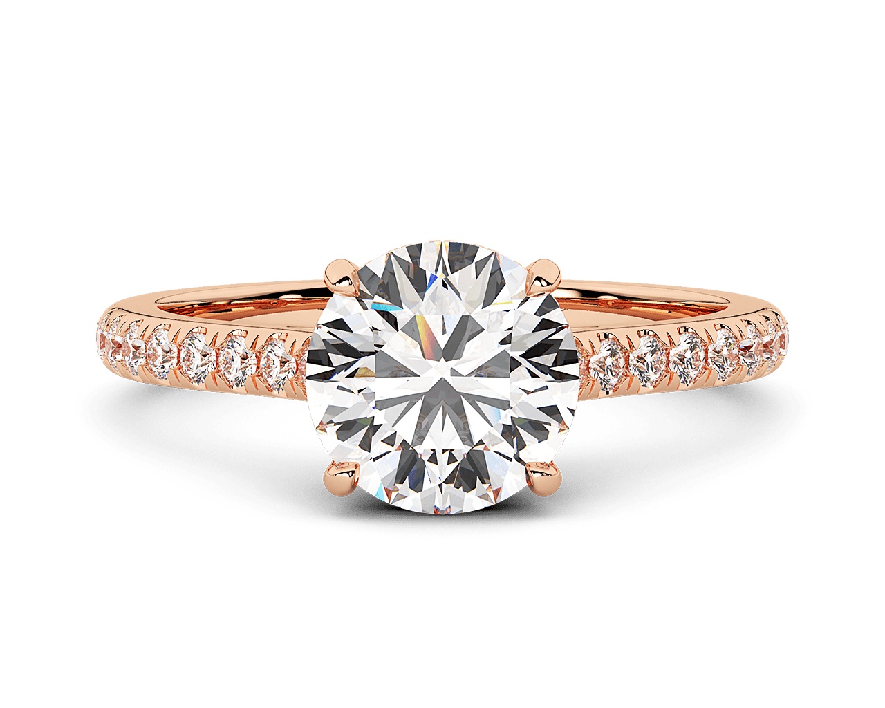 The Evelyn Pave Solitaire