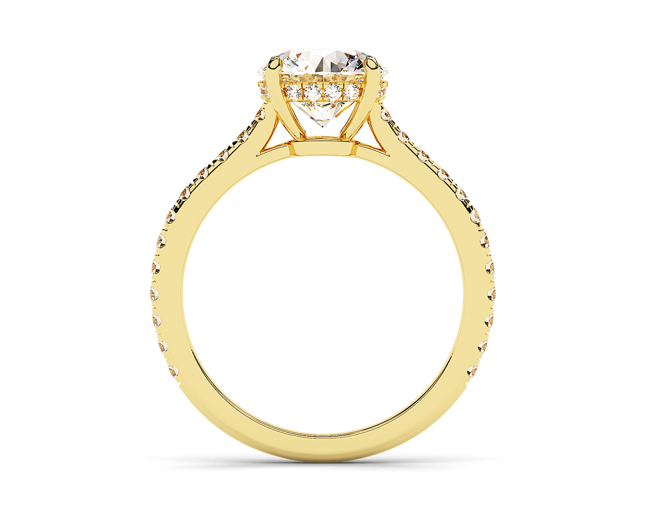 The Evelyn Pave Solitaire