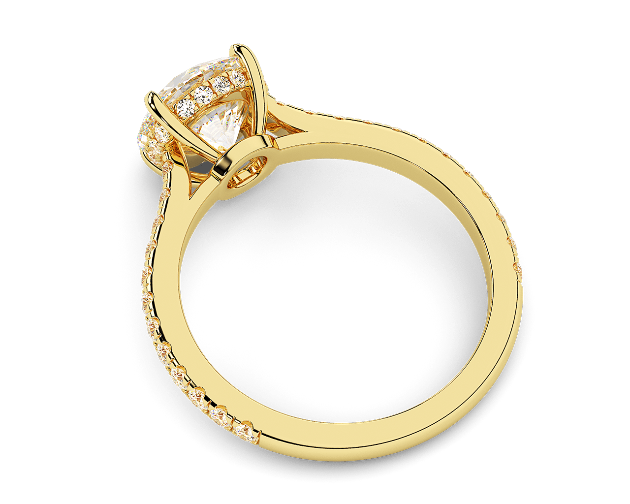 The Evelyn Pave Solitaire