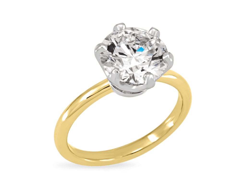 The Gabriella Six Prong Solitaire