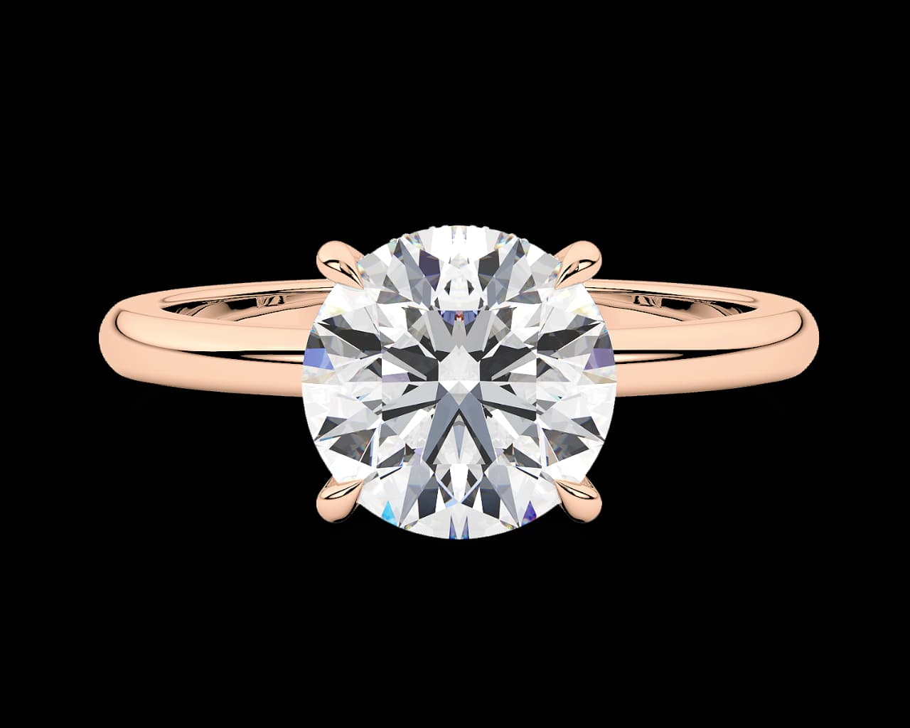 The Geneve Soltaire with Hidden Halo