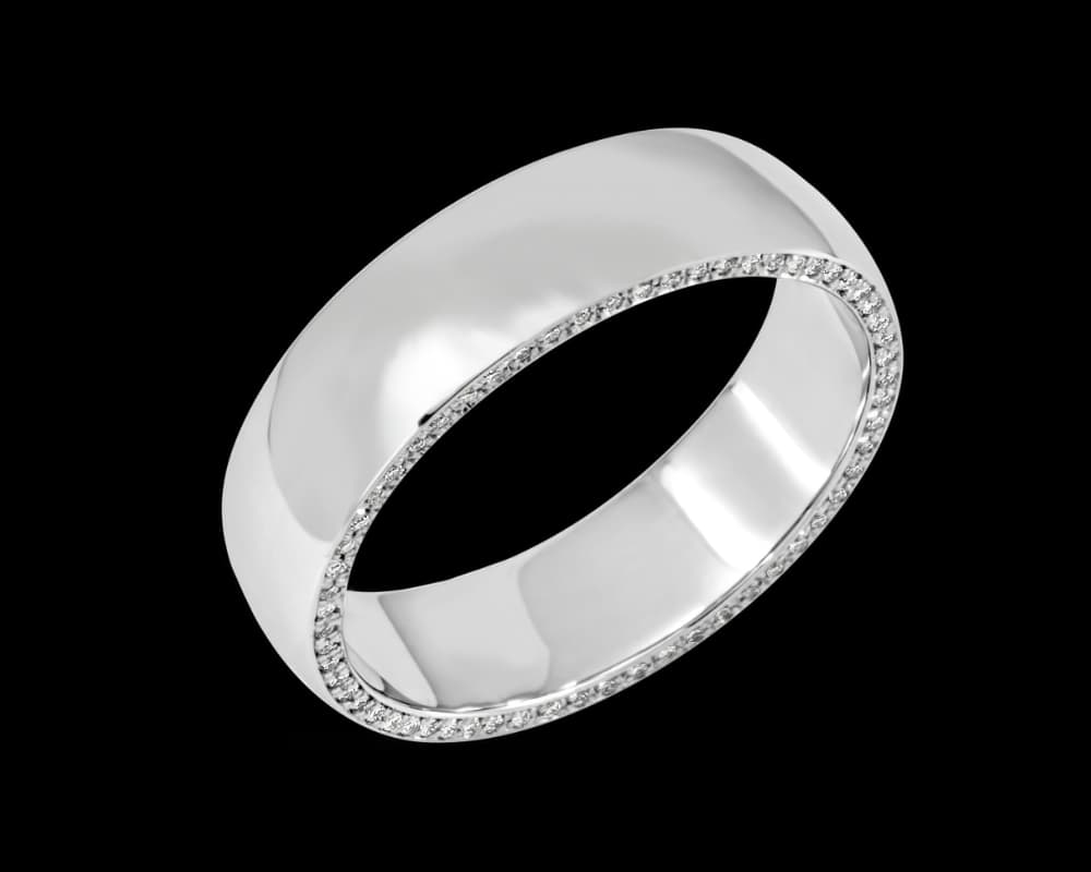 The Grayson 6mm Mens Band with Pave