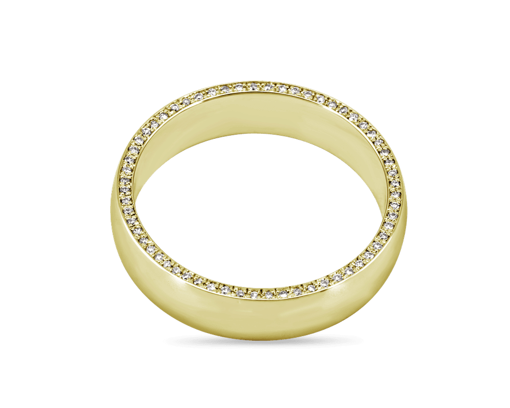 The Grayson Mens Band with Diamond Profile