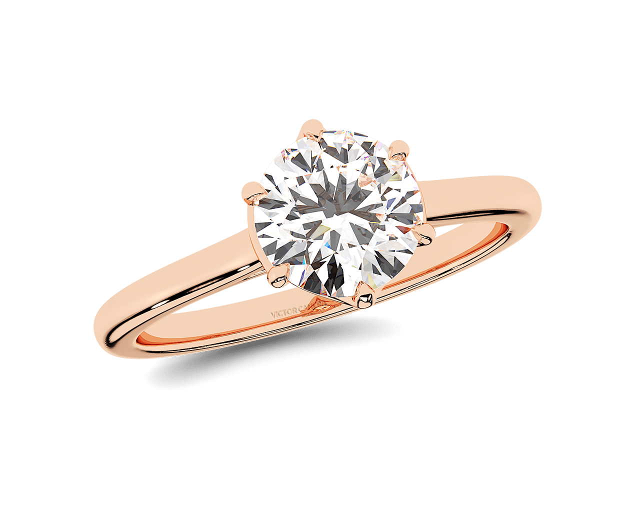The Liana Six Prong Solitaire