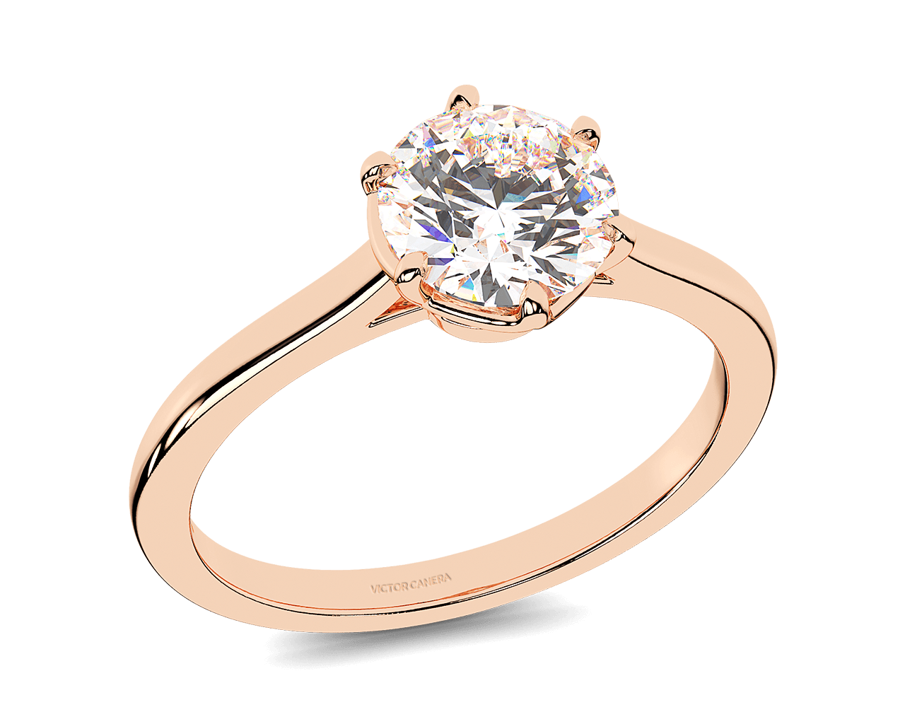 The Liana Six Prong Solitaire