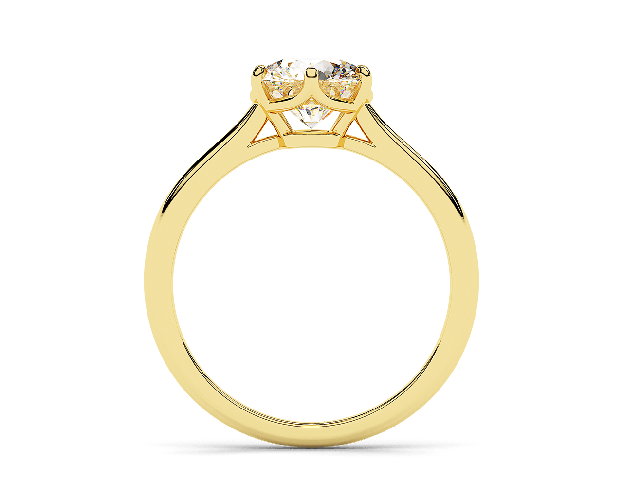 The Liana Six Prong Solitaire