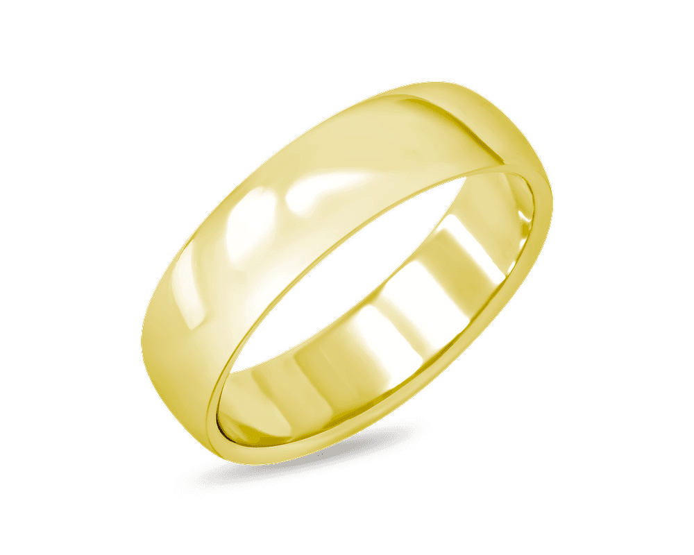 The Mason Domed Wedding Band