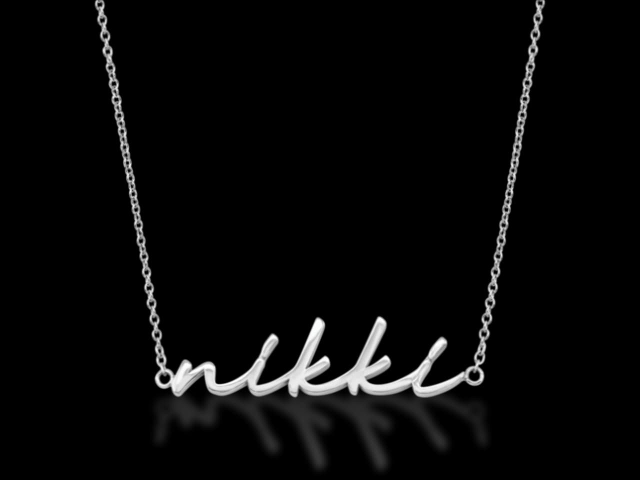 Cursive Mini Name Necklaces