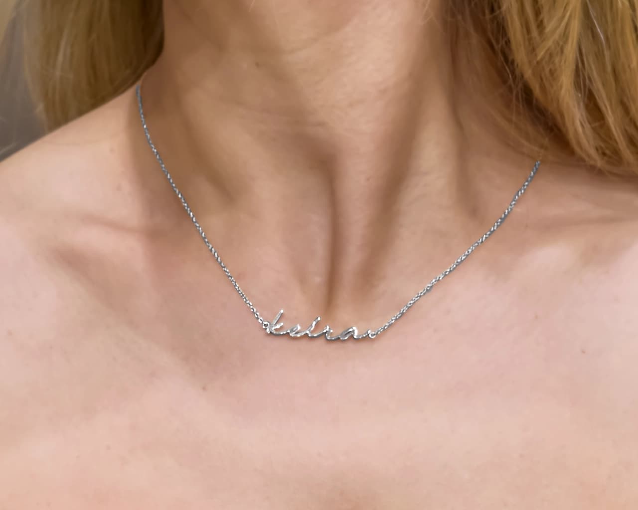 Cursive Mini Name Necklaces