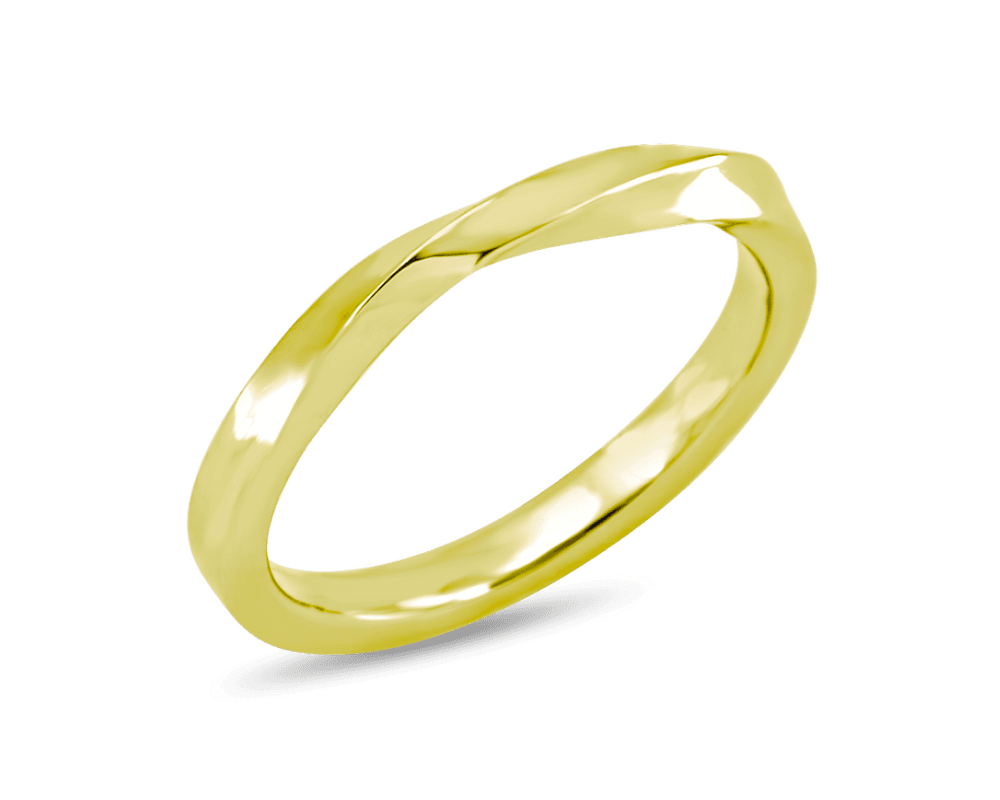 Mobius Twist Wedding Band