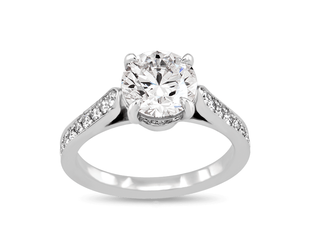 The Trueste Solitaire with Pave