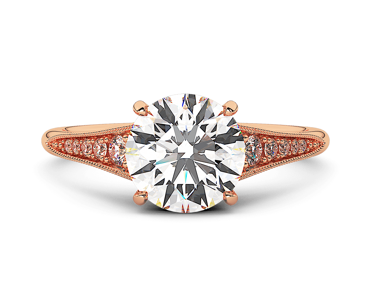 The Arya Graduated Pave Ring
