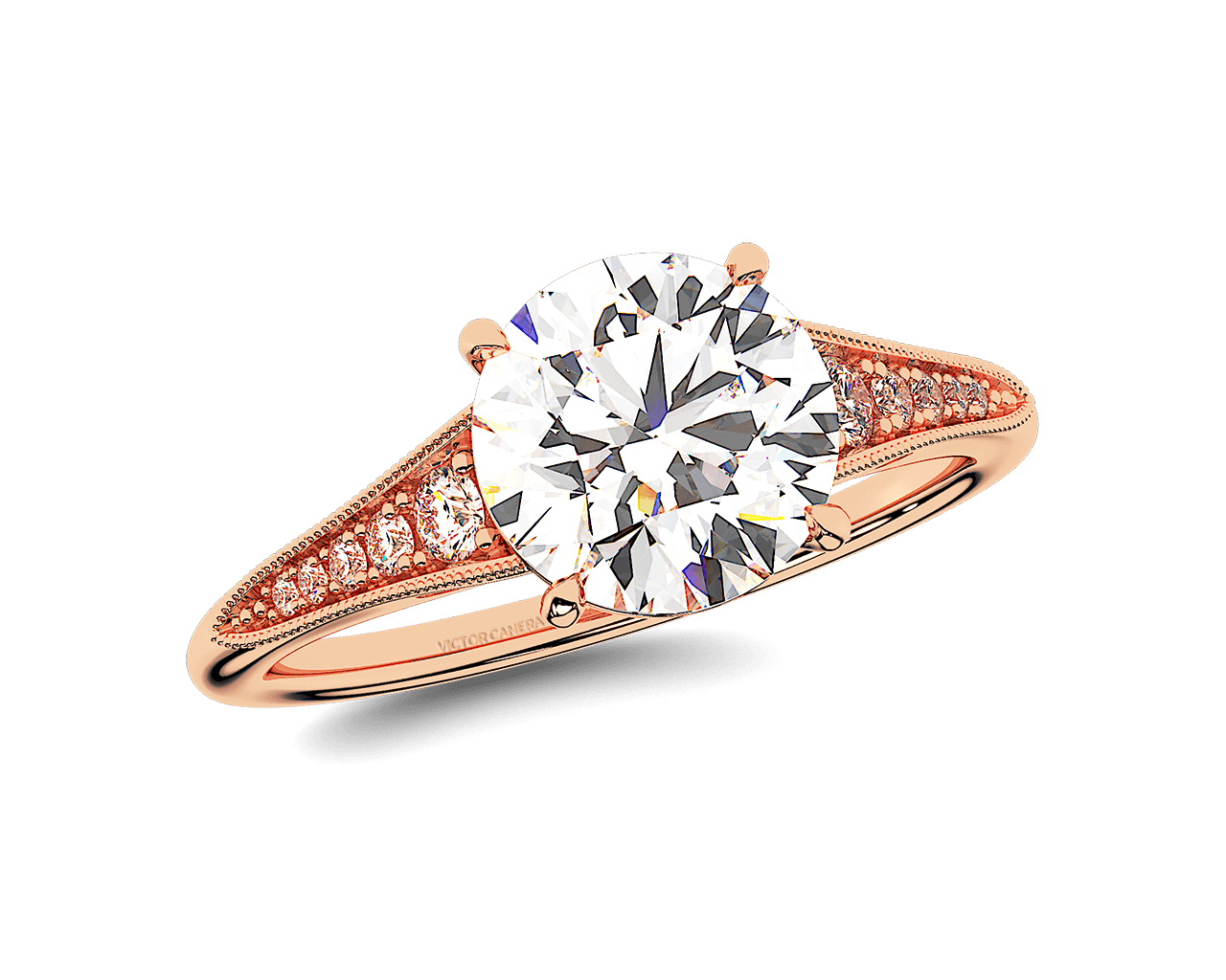 The Arya Graduated Pave Ring