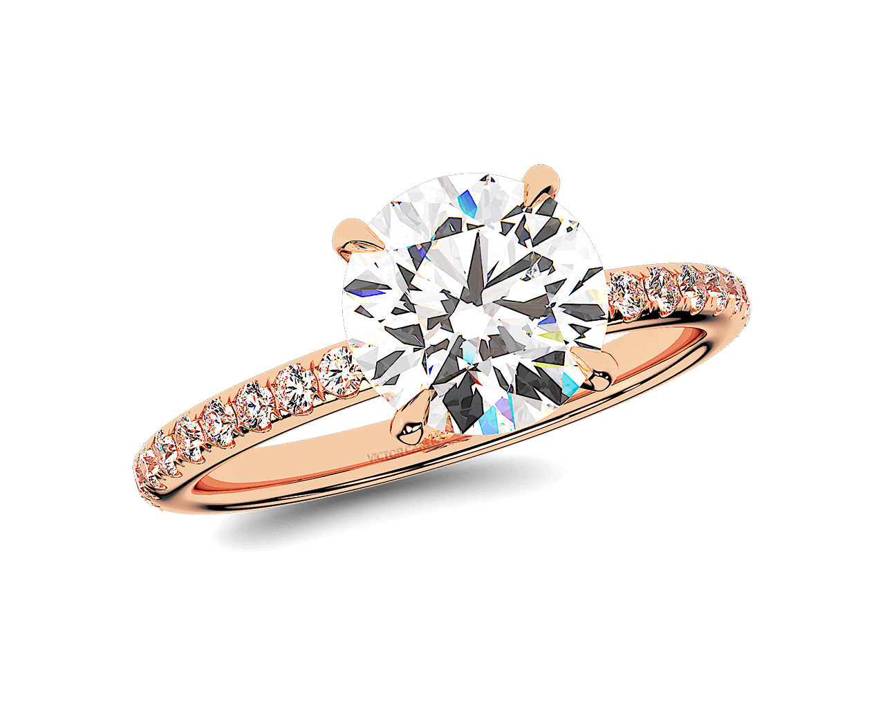 The Grace Pave Solitaire