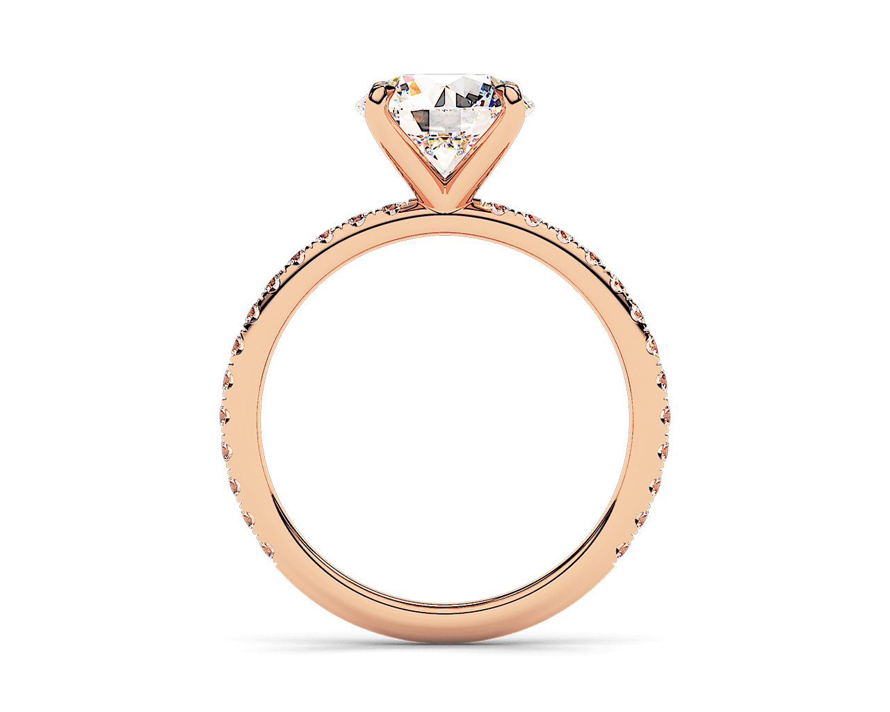 The Grace Pave Solitaire