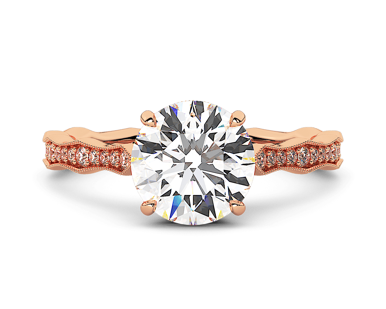 The Laurel Pave Solitaire