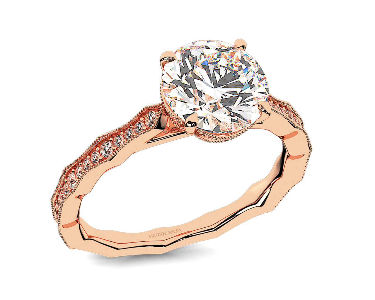 The Laurel Pave Solitaire