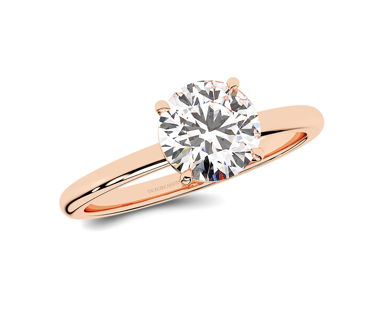 The Talitha Four Prong Solitaire Ring
