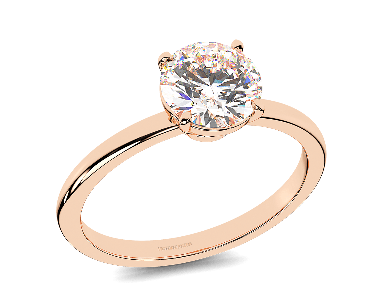 The Talitha Four Prong Solitaire Ring