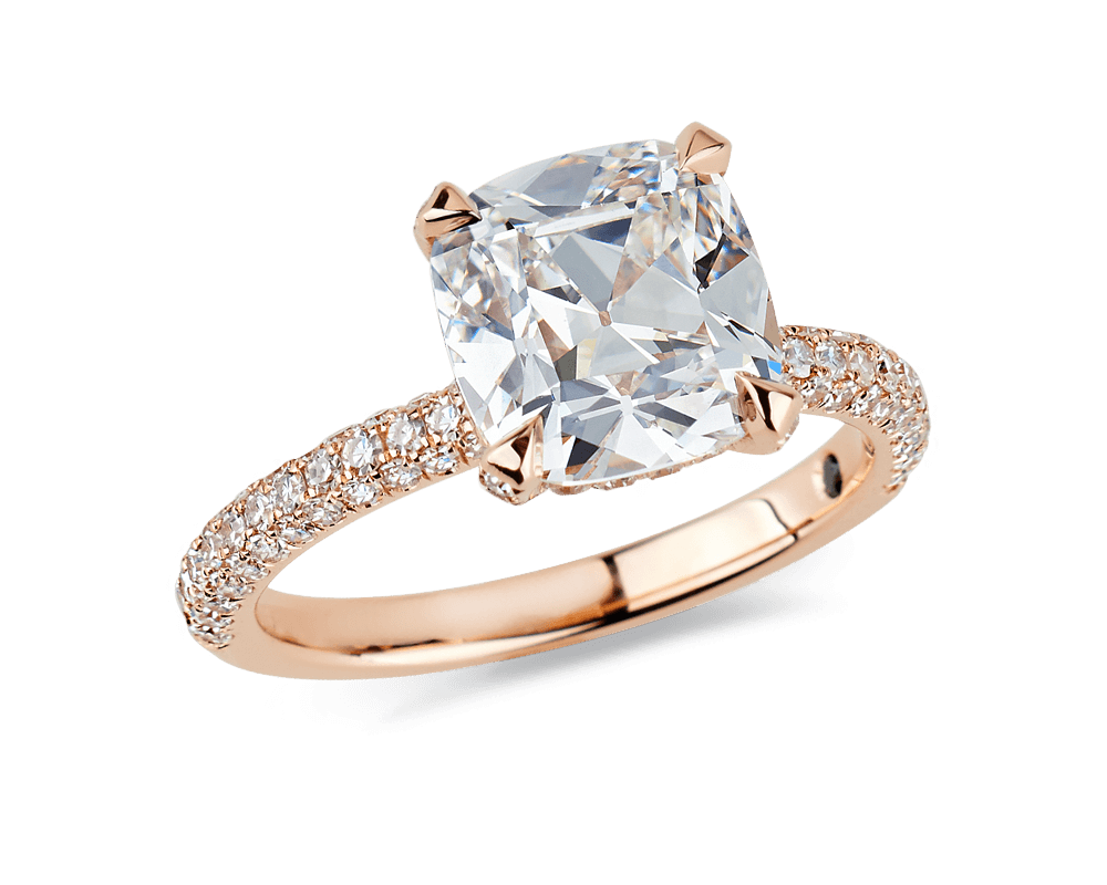 The Jocelyn Solitaire with Canera Antique Cushion