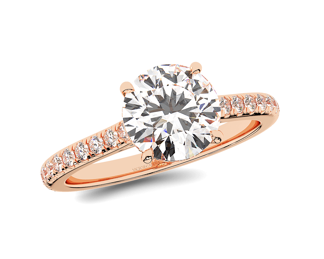 The Evelyn Pave Solitaire