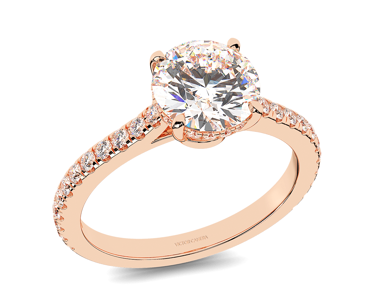 The Evelyn Pave Solitaire